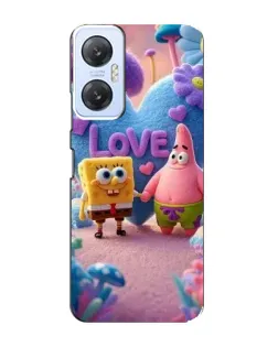 Чехол для Infinix Hot 20 (5G) с картинкой «Губка Боб Патрик»