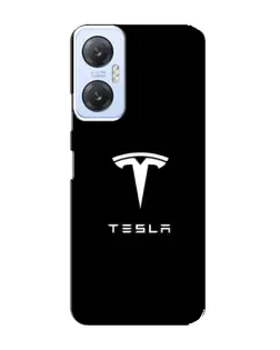 Чохол для Infinix Hot 20 (5G) з картинкою «Tesla White Logo»