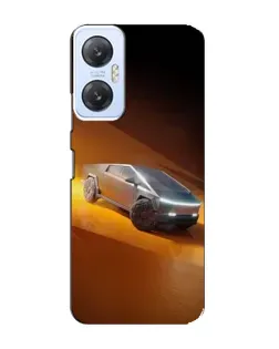 Чохол для Infinix Hot 20 (5G) з картинкою «Cybertruck у пустелі»