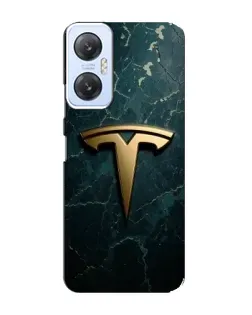 Чохол для Infinix Hot 20 (5G) з картинкою «Мармурова Tesla Gold»
