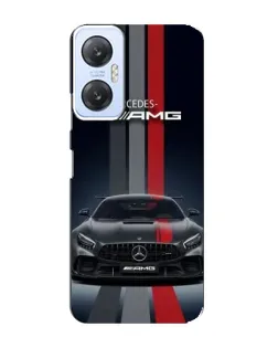 Чехол для Infinix Hot 20 (5G) с картинкой «Mercedes — белый карбон»