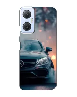 Чехол для Infinix Hot 20 (5G) с картинкой «Mercedes — ночной город»