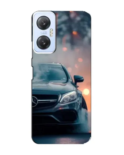 Чехол для Infinix Hot 20 (5G) с картинкой «Mercedes — ночной город»