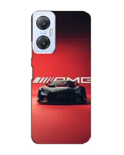 Чехол для Infinix Hot 20 (5G) с картинкой «Mercedes AMG — красная линия»