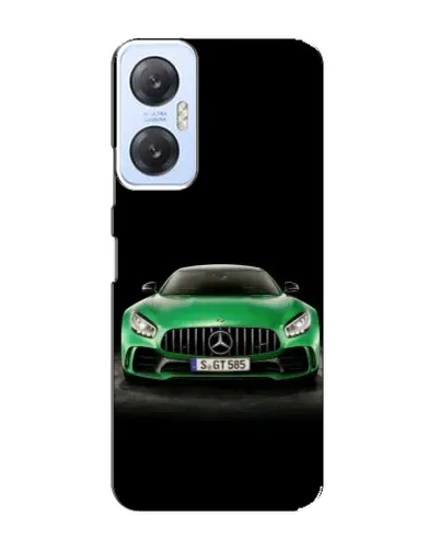 Чехол для Infinix Hot 20 (5G) с картинкой «Mercedes — неоновый лого»