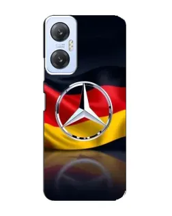 Чехол для Infinix Hot 20 (5G) с картинкой «Mercedes — флаг Германии»