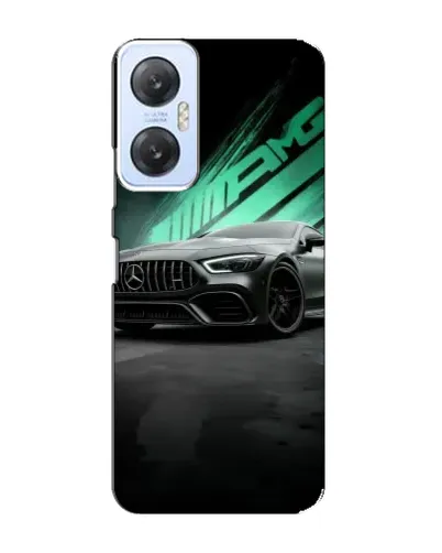 Чехол для Infinix Hot 20 (5G) с картинкой «Темный Mercedes AMG»