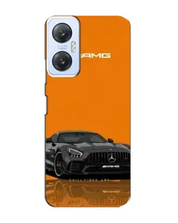 Чехол для Infinix Hot 20 (5G) с картинкой «Оранжевый Mercedes AMG»