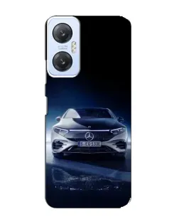 Чехол для Infinix Hot 20 (5G) с картинкой «Ночной Mercedes EQ»
