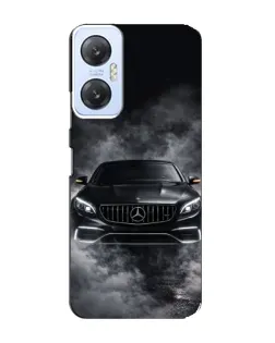 Чехол для Infinix Hot 20 (5G) с картинкой «Mercedes в дыму»