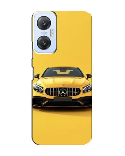 Чехол для Infinix Hot 20 (5G) с картинкой «Желтый Mercedes GT»