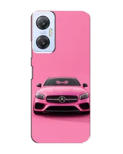 Чехол для Infinix Hot 20 (5G) с картинкой «Розовый Mercedes AMG»