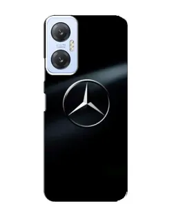 Чехол для Infinix Hot 20 (5G) с картинкой «Mercedes на металле»