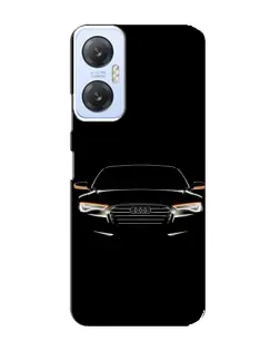 Чехол для Infinix Hot 20 (5G) с картинкой «Audi — ночной контур»