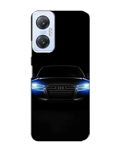 Чехол для Infinix Hot 20 (5G) с картинкой «Audi в неоне»