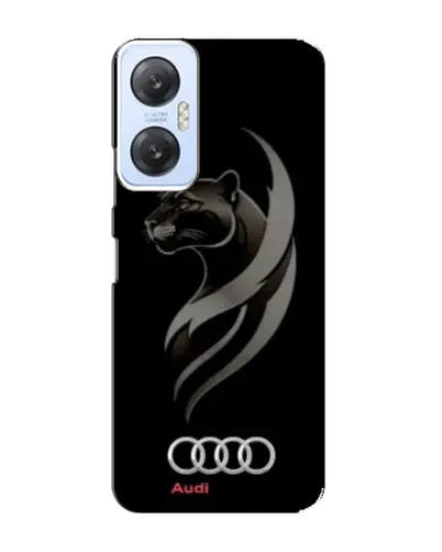 Чехол для Infinix Hot 20 (5G) с картинкой «Графика — пантера и Audi»