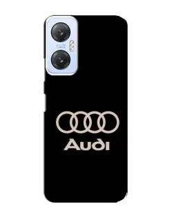 Чехол для Infinix Hot 20 (5G) с картинкой «Audi — золотой логотип»