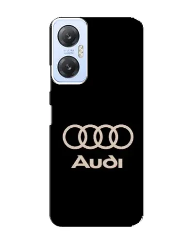 Чехол для Infinix Hot 20 (5G) с картинкой «Audi — золотой логотип»