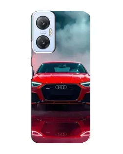 Чехол для Infinix Hot 20 (5G) с картинкой «Audi RS — красный стиль»