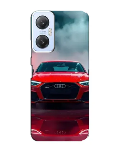 Чехол для Infinix Hot 20 (5G) с картинкой «Audi RS — красный стиль»