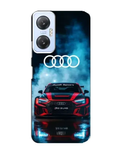 Чехол для Infinix Hot 20 (5G) с картинкой «Audi Sport — неон»