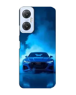 Чехол для Infinix Hot 20 (5G) с картинкой «Audi — голубая энергия»