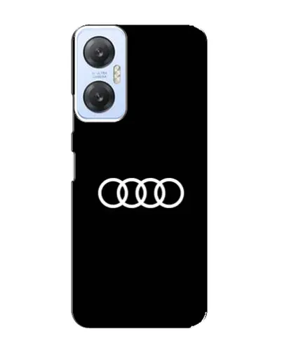 Чехол для Infinix Hot 20 (5G) с картинкой «Audi White Logo»