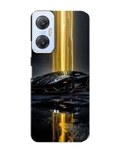 Чехол для Infinix Hot 20 (5G) с картинкой «Ночной Lamborghini драйв»