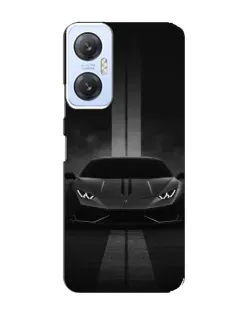 Чехол для Infinix Hot 20 (5G) с картинкой «Lamborghini симметрия дорог»