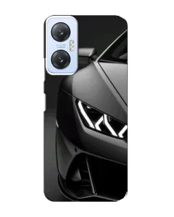Чехол для Infinix Hot 20 (5G) с картинкой «Lamborghini фары детализация»