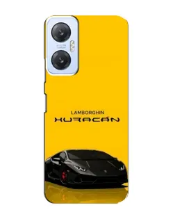 Чехол для Infinix Hot 20 (5G) с картинкой «Lamborghini Huracan черный»