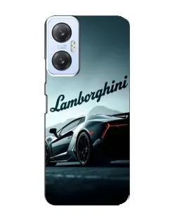 Чехол для Infinix Hot 20 (5G) с картинкой «Классическая надпись Lamborghini»