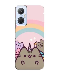 Чехол для Infinix Hot 20 (5G) с картинкой «Единорог Pusheen»