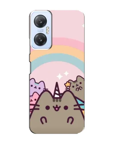 Чехол для Infinix Hot 20 (5G) с картинкой «Единорог Pusheen»