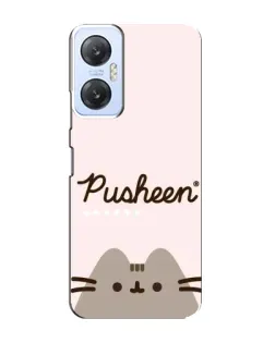 Чехол для Infinix Hot 20 (5G) с картинкой «Pusheen логотип»