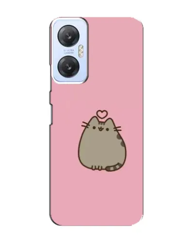 Чехол для Infinix Hot 20 (5G) с картинкой «Pusheen сердце»