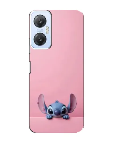 Чехол для Infinix Hot 20 (5G) с картинкой «Stitch выглядывает»
