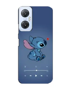Чехол для Infinix Hot 20 (5G) с картинкой «Музыкальный Stitch»
