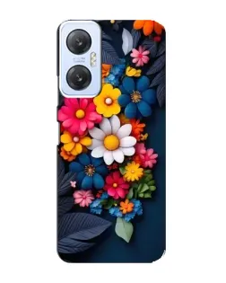 Чехол для Infinix Hot 20 (5G) с картинкой «Цветочная феерия»