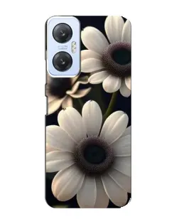 Чехол для Infinix Hot 20 (5G) с картинкой «Белые маргаритки макро»