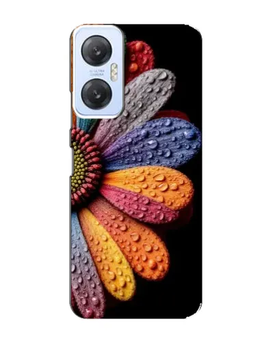 Чехол для Infinix Hot 20 (5G) с картинкой «Радужный цветок»