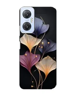 Чехол для Infinix Hot 20 (5G) с картинкой «Лиловые цветы грации»