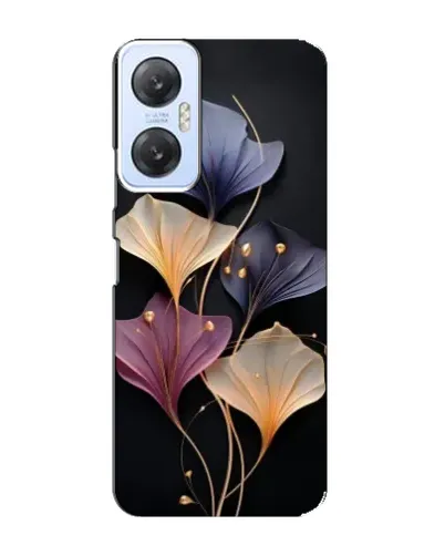 Чехол для Infinix Hot 20 (5G) с картинкой «Лиловые цветы грации»