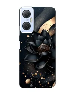 Чехол для Infinix Hot 20 (5G) с картинкой «Черный лотос»