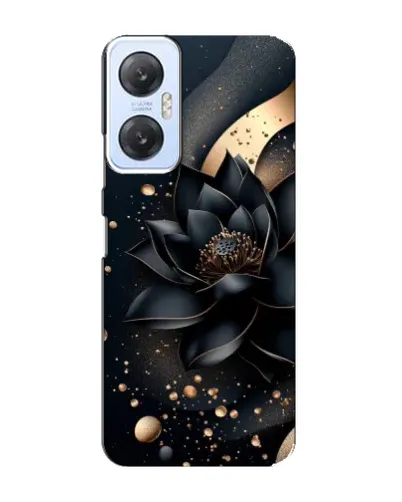 Чехол для Infinix Hot 20 (5G) с картинкой «Черный лотос»