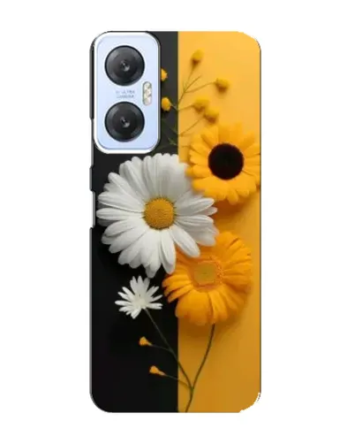 Чехол для Infinix Hot 20 (5G) с картинкой «Подсолнух и ромашка»
