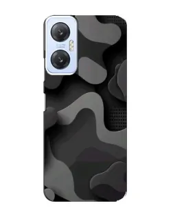 Чехол для Infinix Hot 20 (5G) с картинкой «Темный абстрактный камуфляж»
