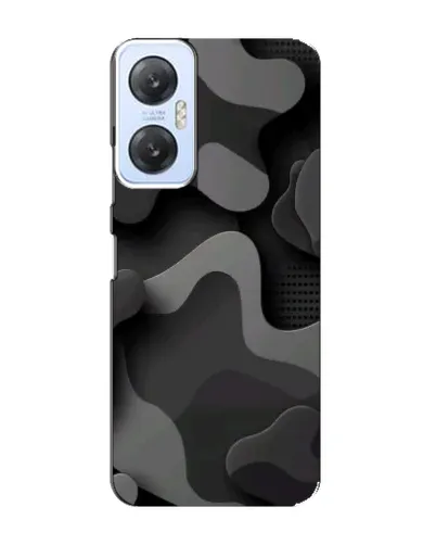 Чохол для Infinix Hot 20 (5G) з картинкою «Темний абстрактний камуфляж»
