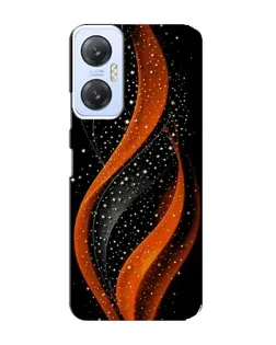 Чехол для Infinix Hot 20 (5G) с картинкой «Огненная звездная волна»