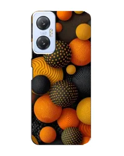 Чохол для Infinix Hot 20 (5G) з картинкою «Об'ємні помаранчеві сфери»